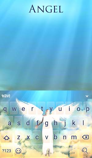 Angel Animated Keyboard   Live Wallpaper screenshot 2