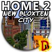New Bloxten City Minecraft map logo