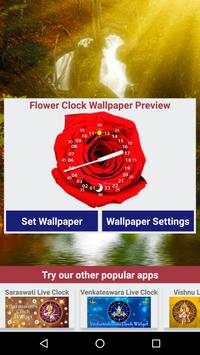 Flower Clock Live Wallpaper screenshot 2