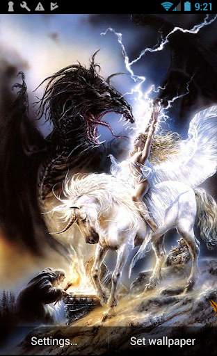 Unicorn Live Wallpaper screenshot 4