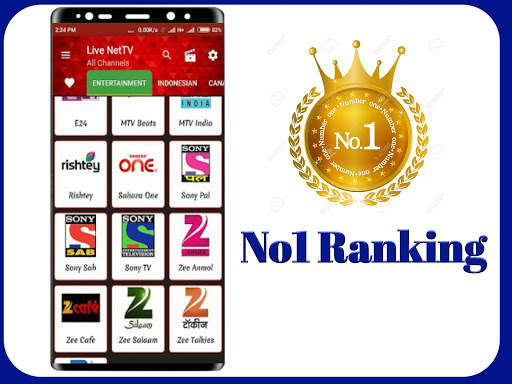 Live Net TV INDIA   Free live net tv Scheduale screenshot 1