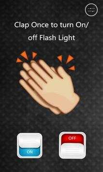 Flashlight on Clap screenshot 2