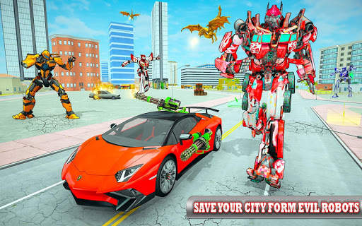 Flying Fire Dragon Robot Transform - Flying Dragon screenshot 1