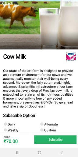 Go Dayly - Daily Milk Subscription screenshot 3