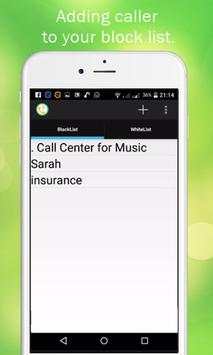Caller and SMS Block screenshot 2