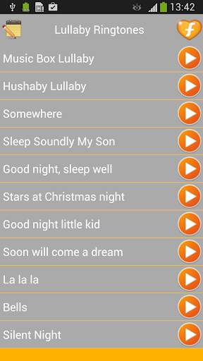 Lullaby Songs Ringtones screenshot 1