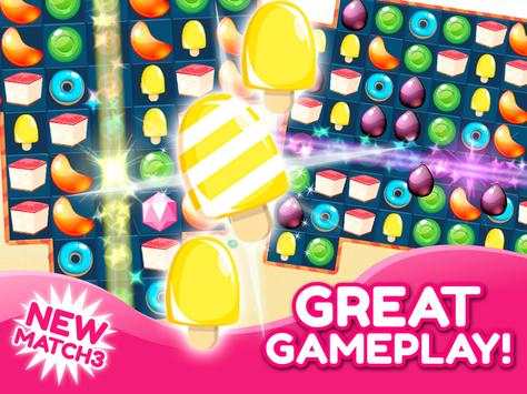 Delicious Sugar Land Candies Match 3 - Sweet Tooth screenshot 8
