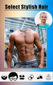 Men Body Builder Photo Editor : SixPack tattoo App screenshot 4