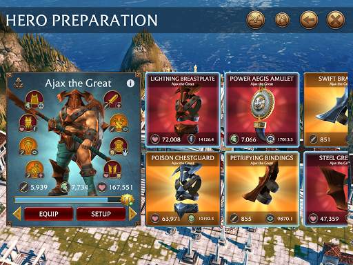 Olympus Rising: Hero Defense & Стратегическая игра скриншот 13