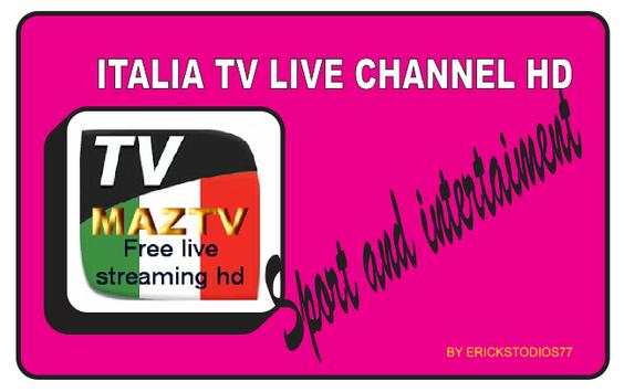 ITALIA TV LIVE CHANNEL HD स्क्रीनशॉट 1