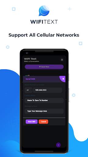 WiFi Text - Send & Receive SMS Text Messages   MMS screenshot 3