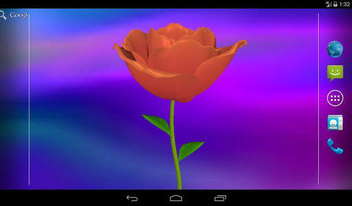 3D Rose Live Wallpaper 11 تصوير الشاشة