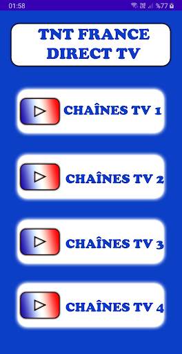 TNT France Direct TV - TV en direct France 2021 screenshot 1