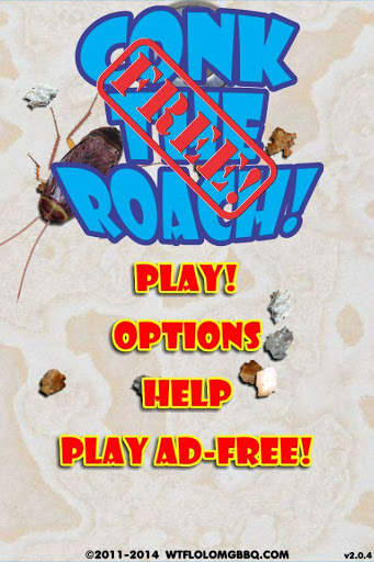 Conk The Roach! Free screenshot 1