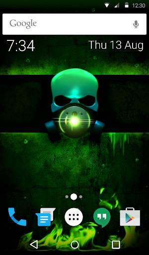 Toxic Flames Animated Keyboard   Live Wallpaper screenshot 6