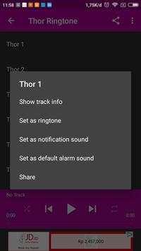 Thor mp3 Ringtones screenshot 4