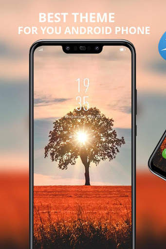 Bright Sun Rays theme Galaxy G10 launcher screenshot 1