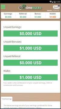 TimeBucks Make Money screenshot 4