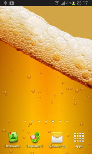 Beer & Battery level LWP Pro screenshot 2