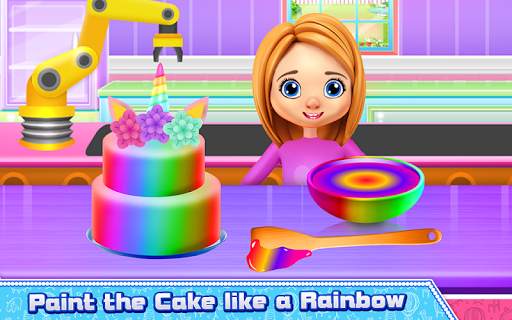 Rainbow Unicorn Cake Cooking screenshot 6