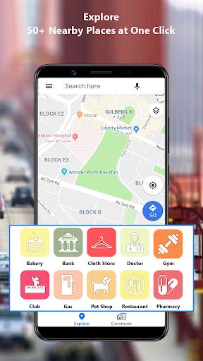 Gps навигатор и карта маршрута скриншот 4