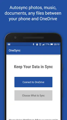OneSync: Autosync for OneDrive скриншот 1