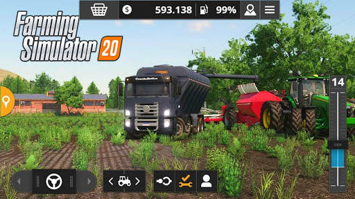 Jogo de Fazenda Farming Simulator 2020 Android screenshot 3