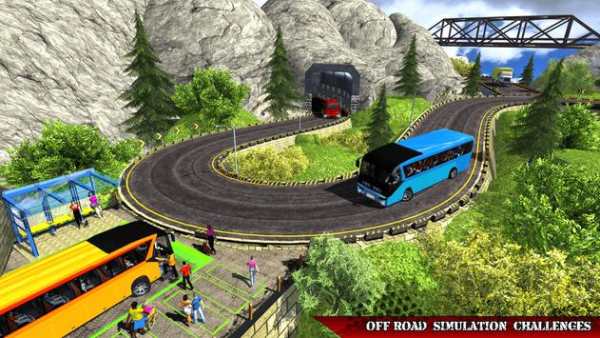 Bus Simulator Hill Climbing 2017:Tourist Bus Drive screenshot 8
