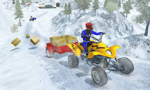 Offroad Quad Bike Cargo Delivery: ATV Rider Sim screenshot 4