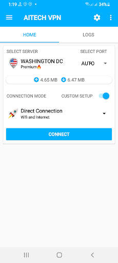 AiTECH VPN - SSH/HTTP/SSL VPN screenshot 1