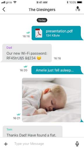 ginlo Private Messenger screenshot 3