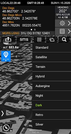 GPS Location Info, SMS Coordinates, Compass   screenshot 4