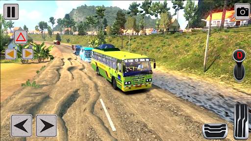 Mud Bus Driving Offroad Game. screenshot 3
