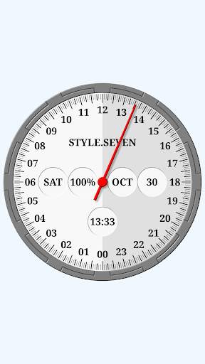 One Hand Analog Clock-7 5 تصوير الشاشة