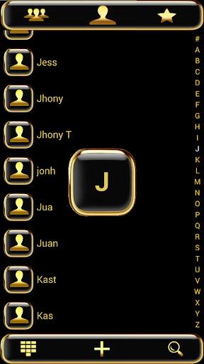 THEME GOLDEN GLASS EXDIALER screenshot 2
