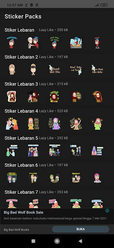 Stiker Lebaran Idul Fitri 2021 untuk WhatsApp screenshot 2