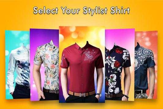 Men Pro Shirt Photo Suit screenshot 5