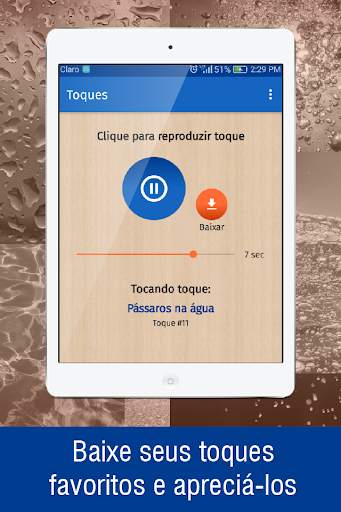 toques de agua para celular, tons e sons de agua screenshot 8