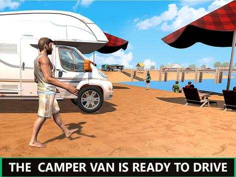 Camper Van Trailer Truck Driving Simulator screenshot 13