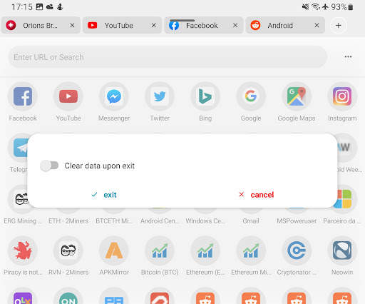 Orions - Privacy Browser screenshot 10