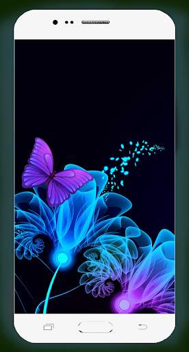 Neon Flower Wallpaper screenshot 12