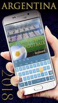 Argentina Football Keyboard 1 تصوير الشاشة