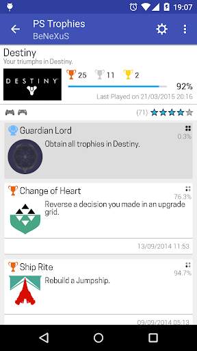 PS Trophies screenshot 3