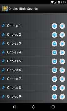 Orioles Bird Sounds Ringtones screenshot 1