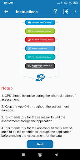 PMKVY-Aadhaar Enabled Assessor 3 تصوير الشاشة