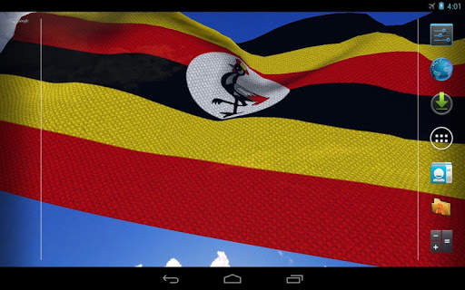 Uganda Flag Live Wallpaper screenshot 7