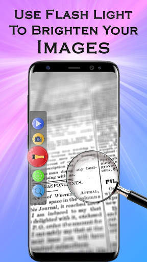 Digital Magnifying Glass with Flashlight and Zoom screenshot 2