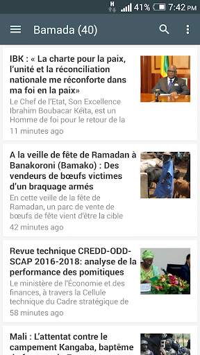 Mali Actualités screenshot 5