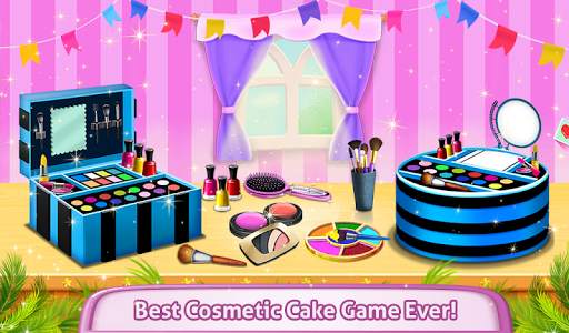 Makeup Cosmetic Cake Box Game screenshot 8