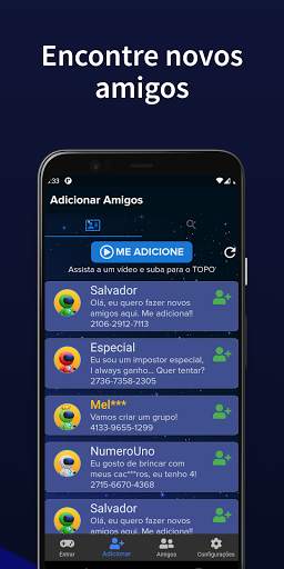 AmongFriends - Chat de Amigos para Among Us screenshot 2